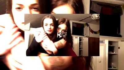 Dvi seksualios brunetės emocinės kelnaitės lieka bastardai keista kalė